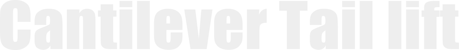 Cantilever Tail lift