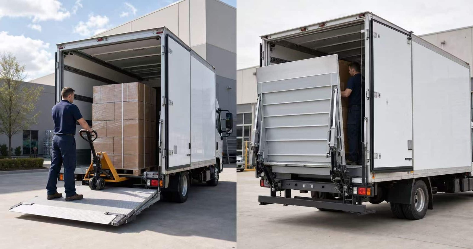 Truck liftgate loading platform comparison for urban delivery fleets
