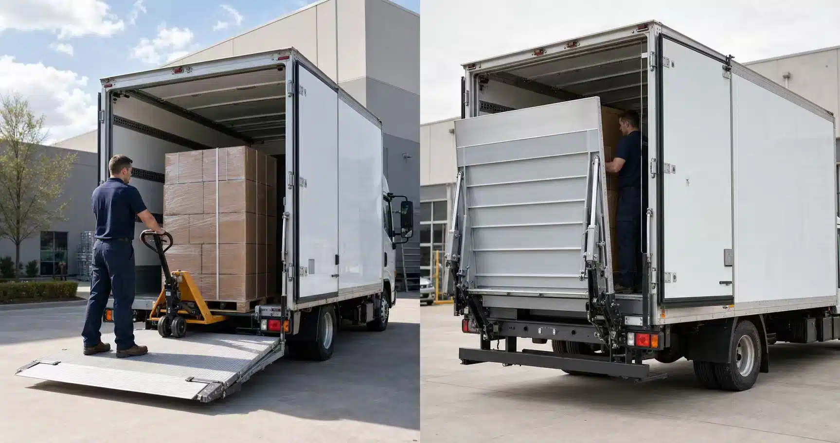 Truck liftgate loading platform comparison for urban delivery fleets